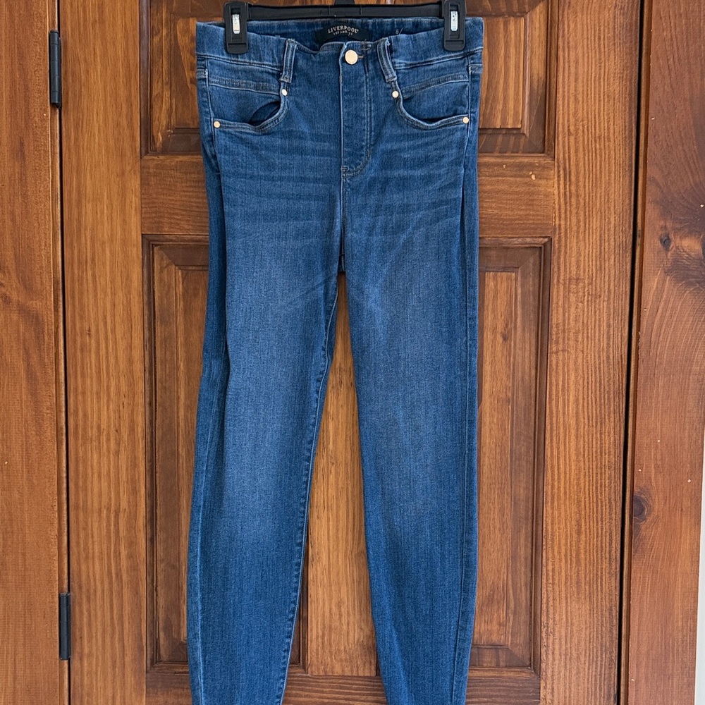 Liverpool Blue Skinny Jeans for Women